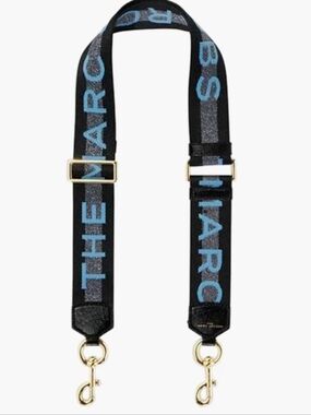 Marc Jacobs Blue Multi Strap with Logo and Gold Hardware